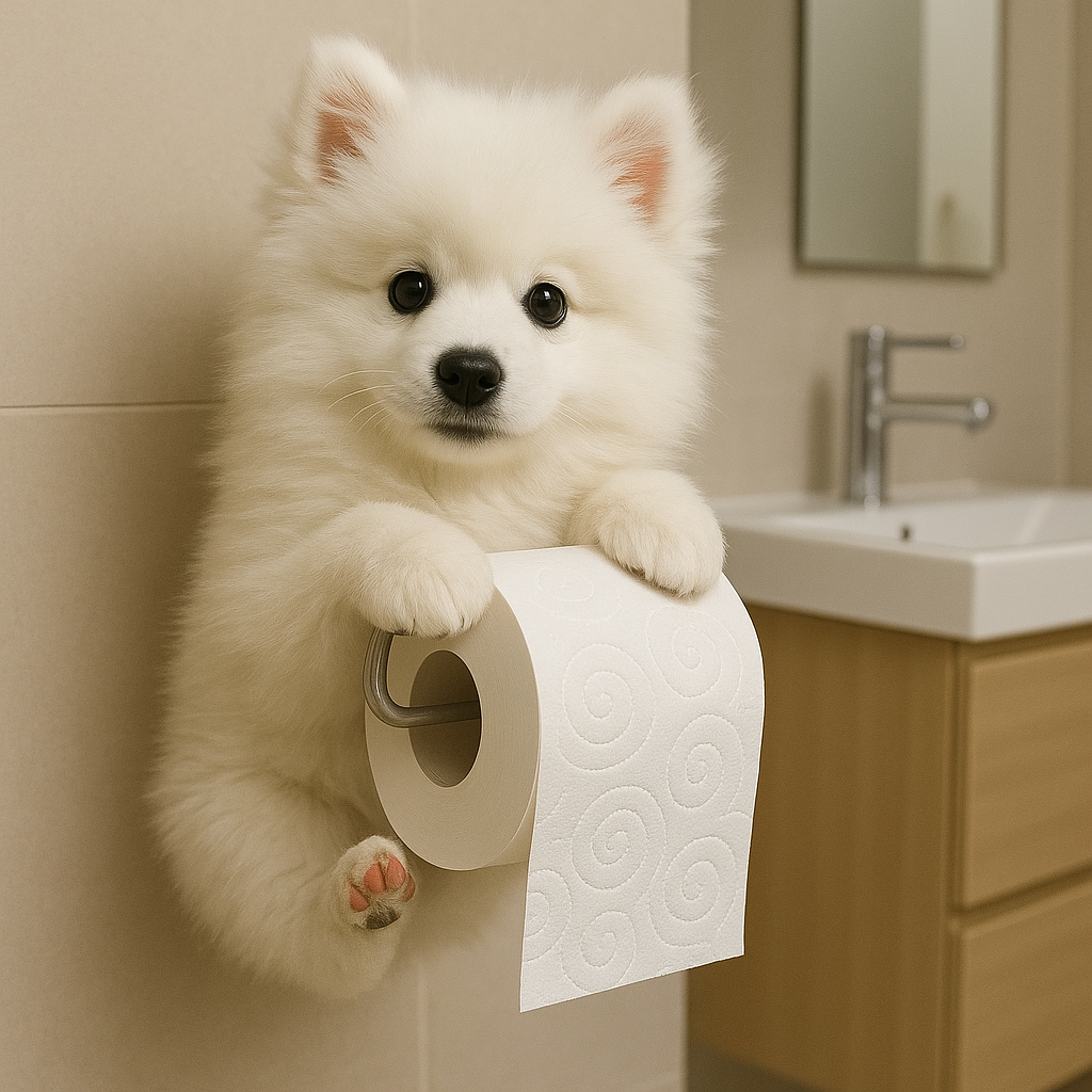 Puppy Tissue Holder