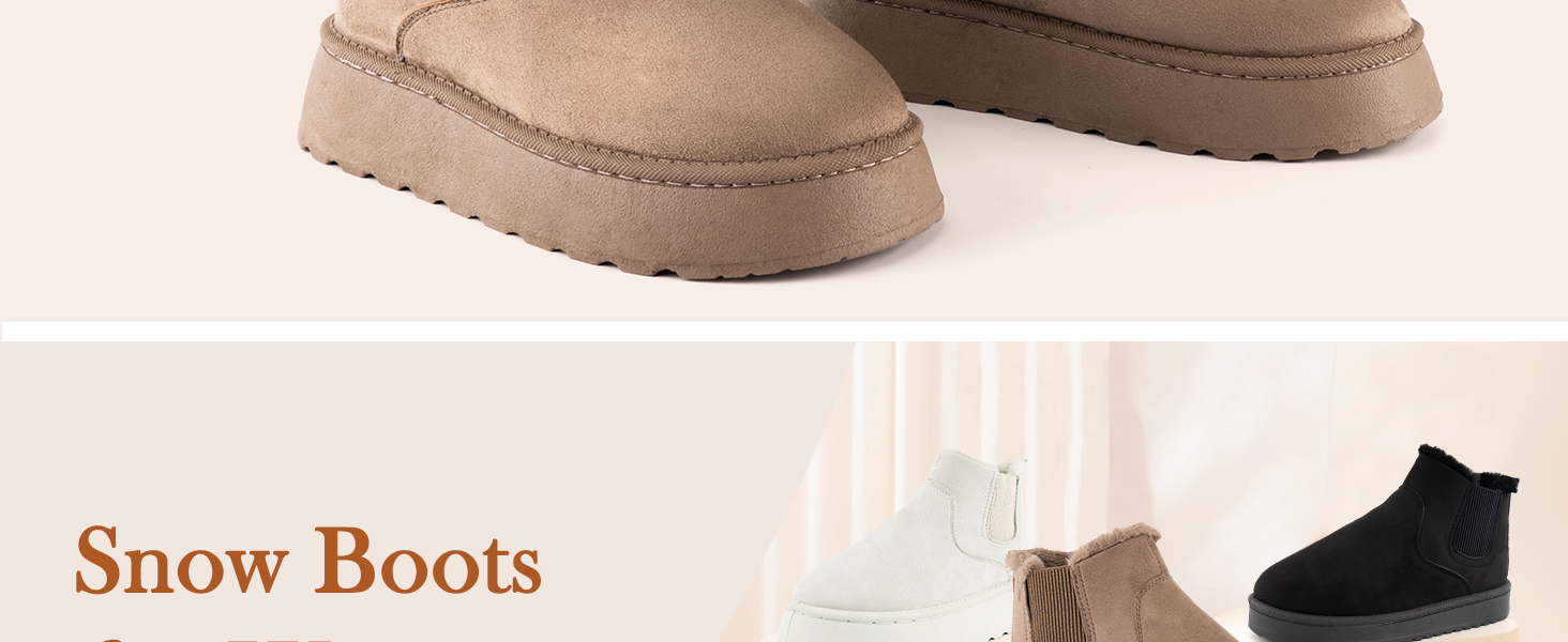 Platform Snow Boots