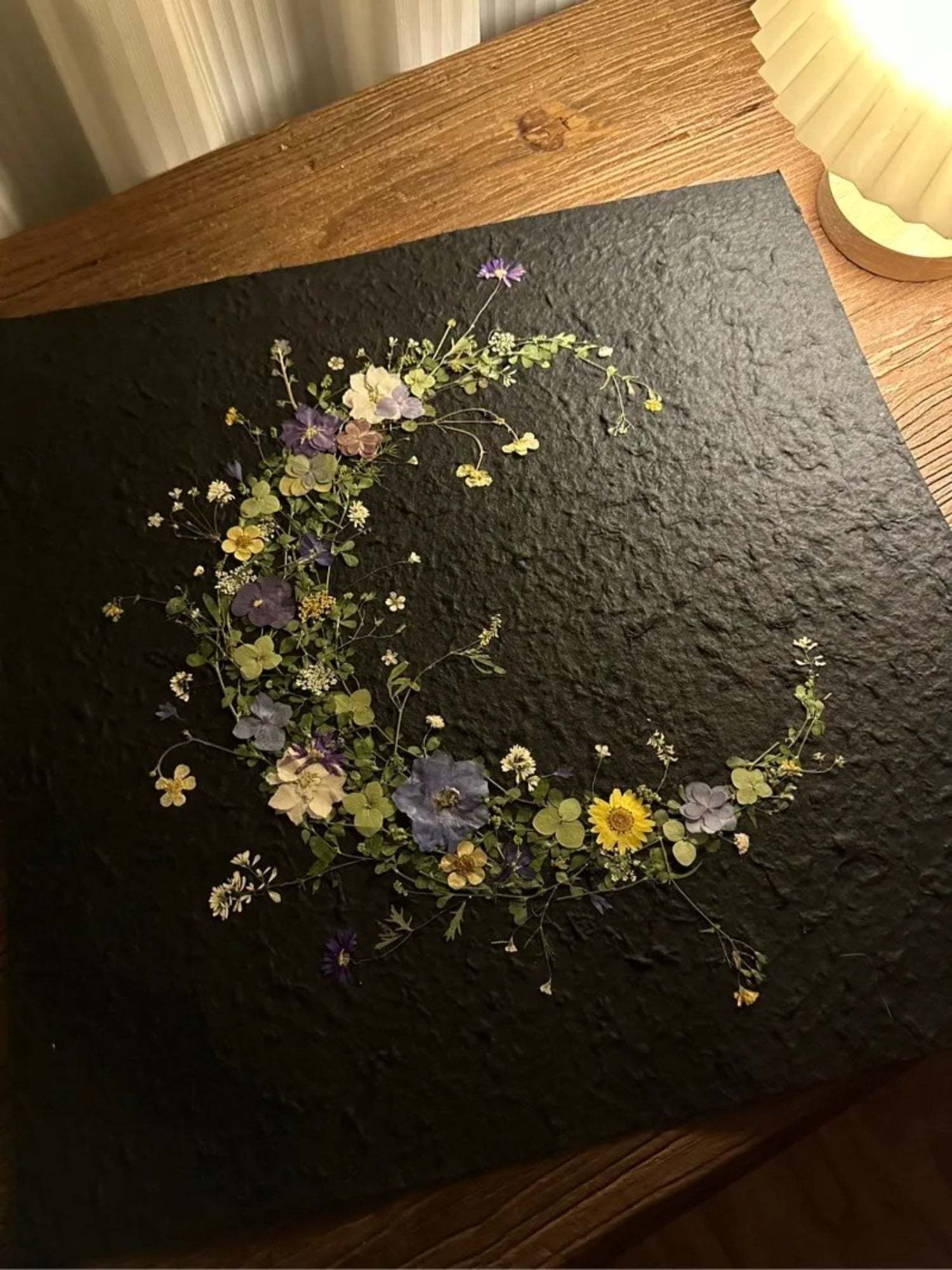 Pressed Flower Art Dried Florals Framed Plants Preserved