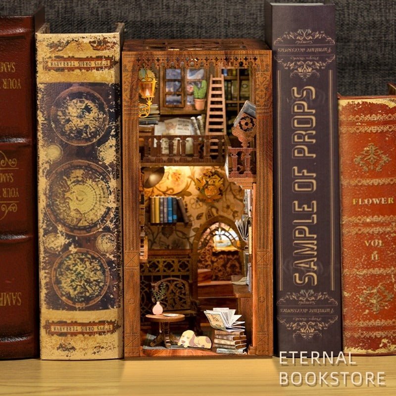 Eternal Bookstore DIY Book Nook Wooden Puzzle