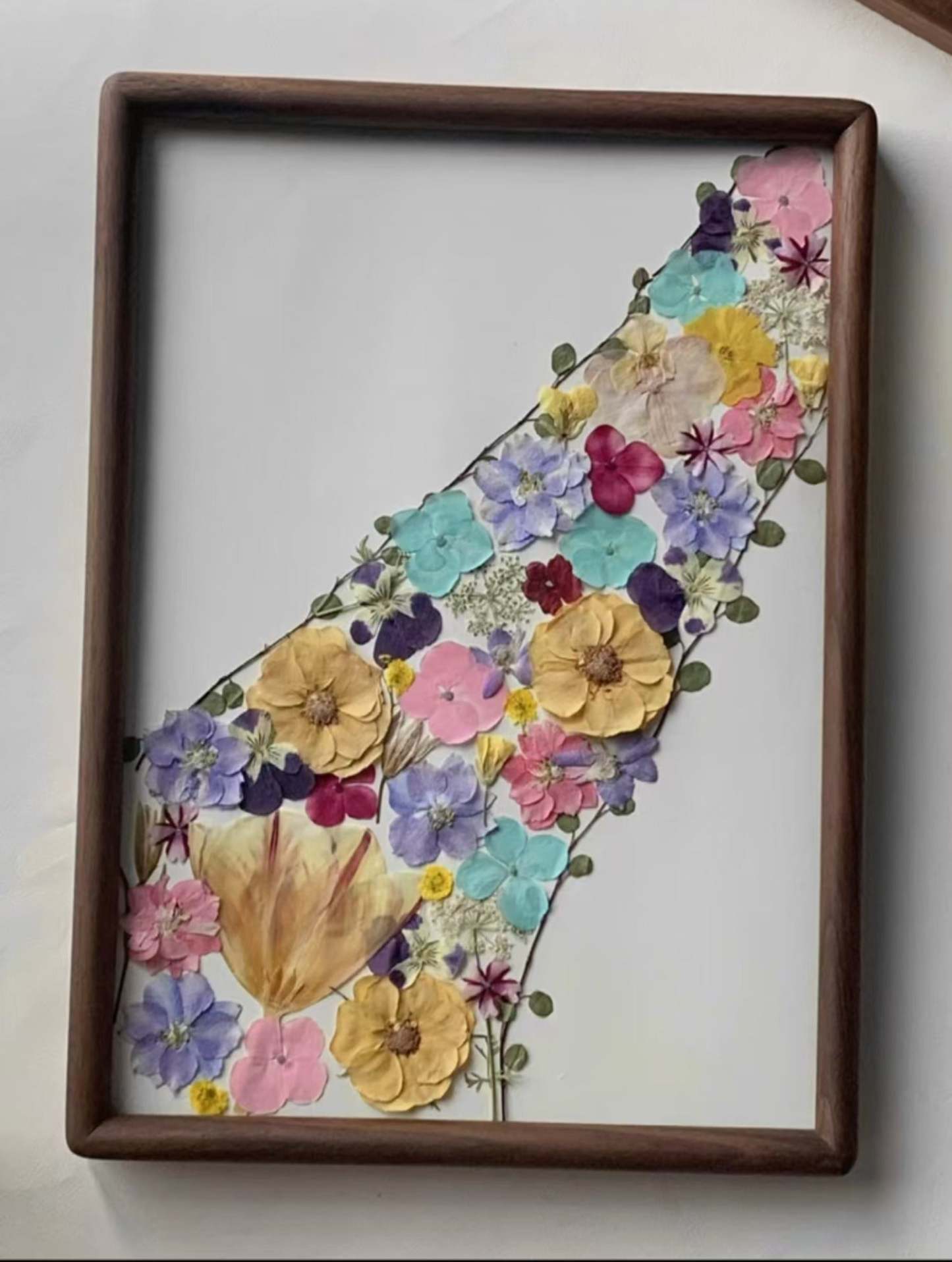 Handmade Pressed Flowers Dried Floral Pressing Frame Plant Wildflower Preserved