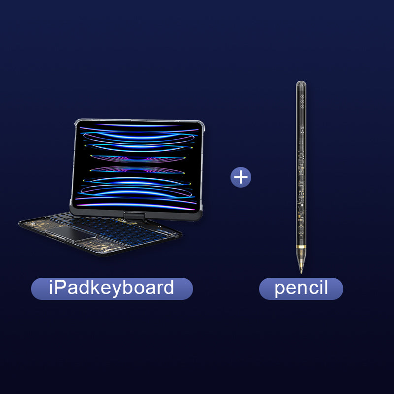 NaiDun Upgraded 360 Degree Rotating magic Keyboard and Pen