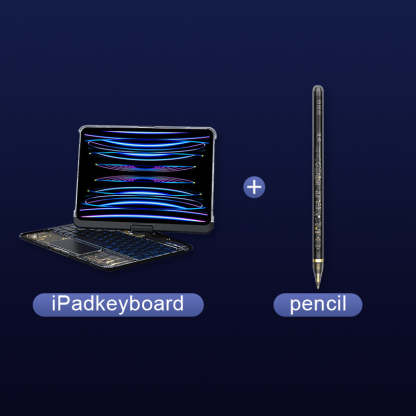 NaiDun Upgraded 360 Degree Rotating magic Keyboard and Pen