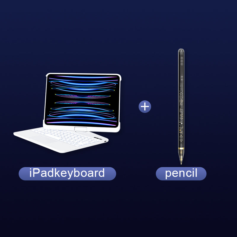 NaiDun Upgraded 360 Degree Rotating magic Keyboard and Pen