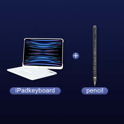 NaiDun Upgraded 360 Degree Rotating magic Keyboard and Pen