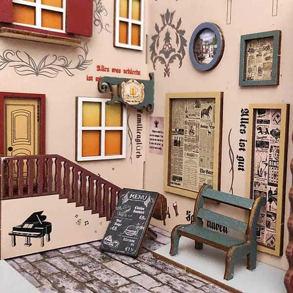 The Ancient City Of Flowers Book Nook 3D Wooden Puzzle