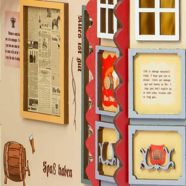 The Ancient City Of Flowers Book Nook 3D Wooden Puzzle