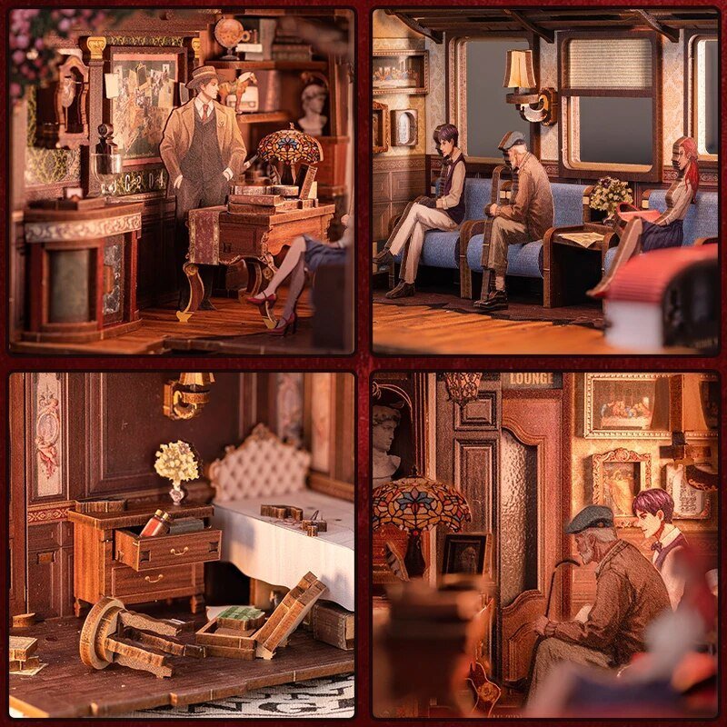 Train Mystery Case DIY Book Nook Kit