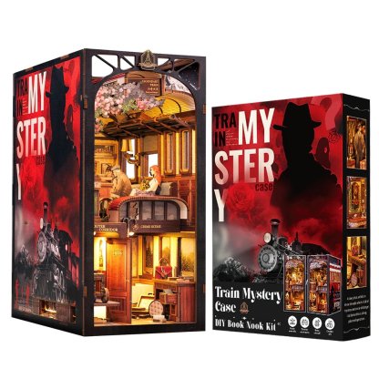 Train Mystery Case DIY Book Nook Kit