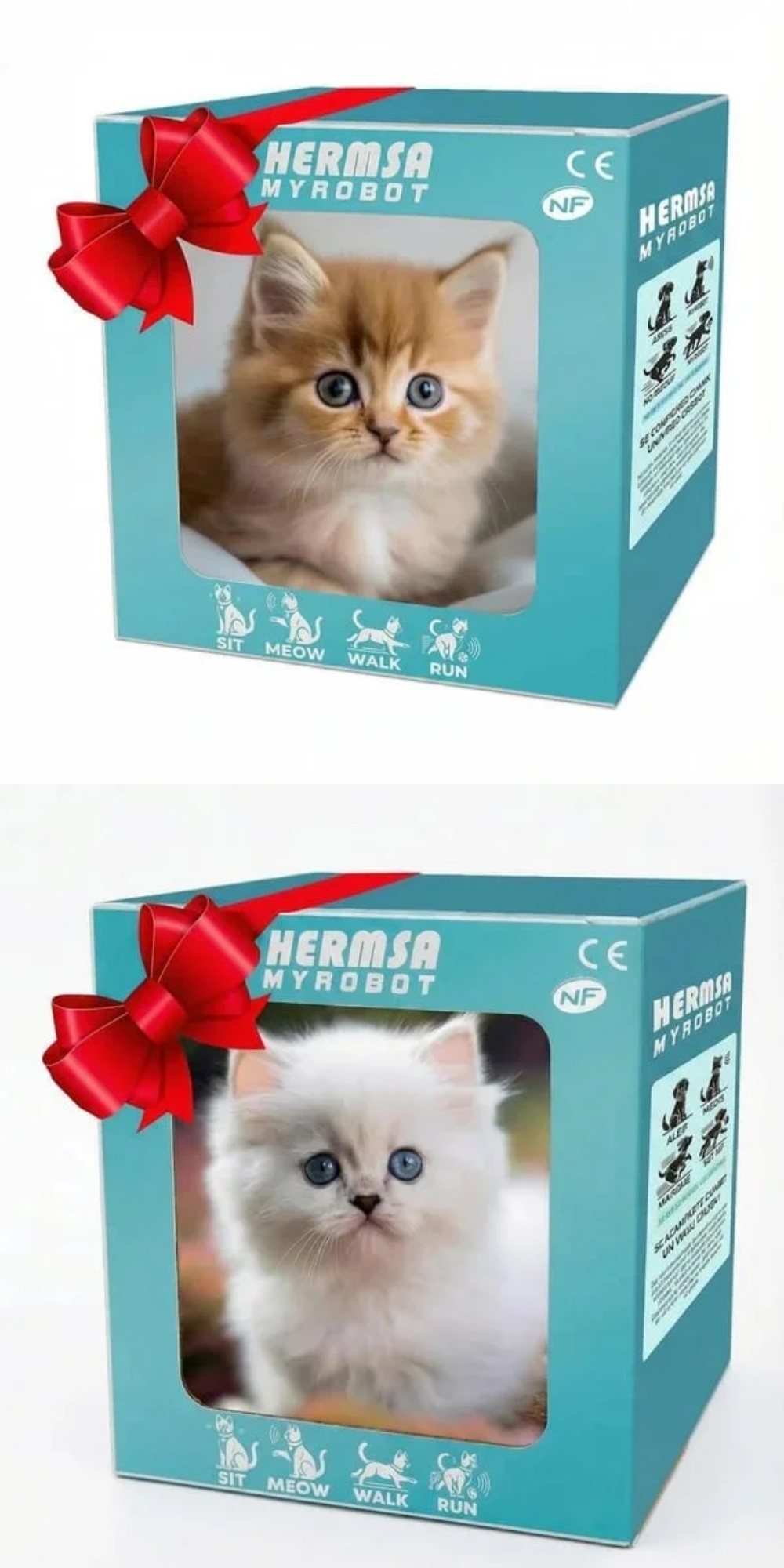 🔥HOT SALE 49% OFF ✨Interactive Robot Kitten - Cute Pet Toy Gift for Kids & Adults