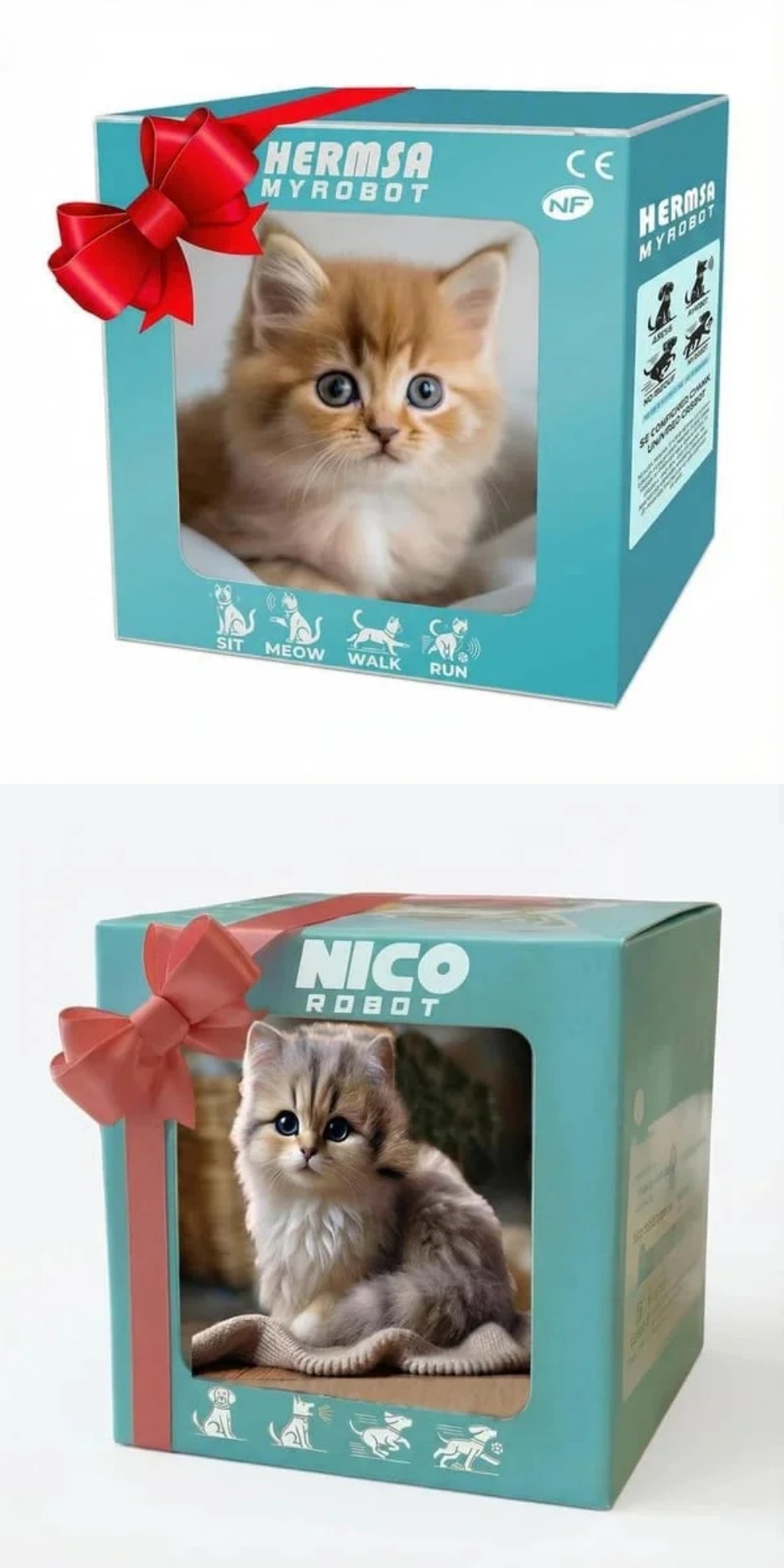 🔥HOT SALE 49% OFF ✨Interactive Robot Kitten - Cute Pet Toy Gift for Kids & Adults