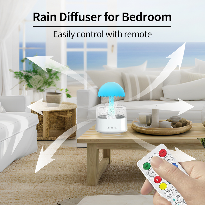 Ping-Tong® Silicone Umbrella Shaped Sleep Aid Aromatherapy Humidifier