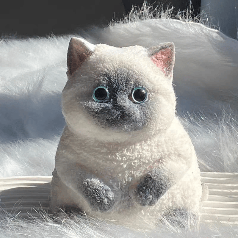 Handmade Kitten Squeeze Relax Stress Release Toy
