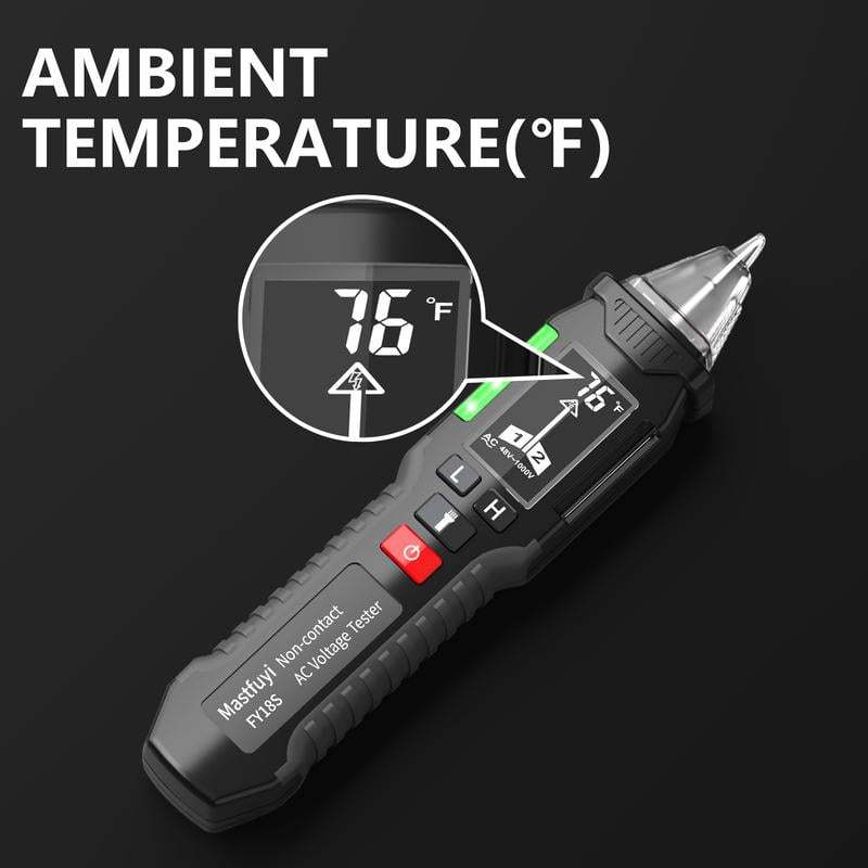 ⚡Hot Sales 49% OFF🔥AC Circuit Tester Non-Contact AC Voltage Tester with Temperature