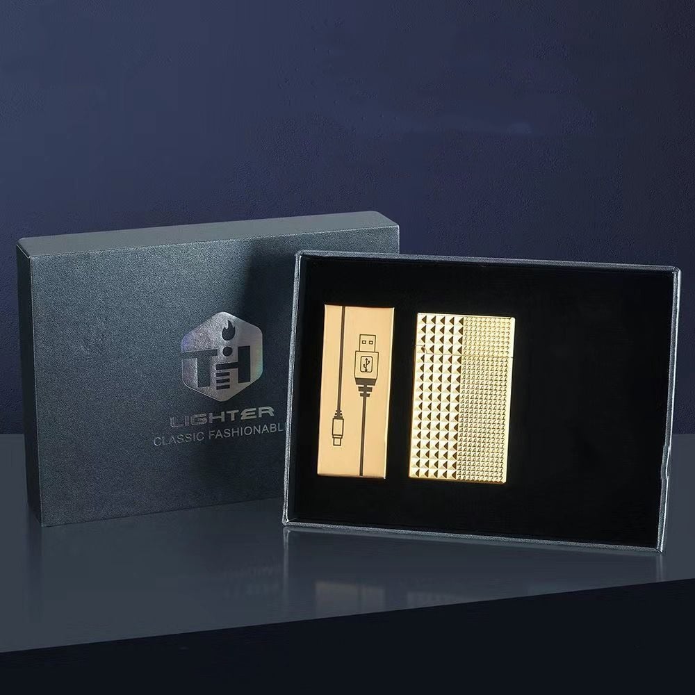 🔥 Voice-Activated Metal Windproof Lighter | 4 Smart Ignition Modes & USB Rechargeable