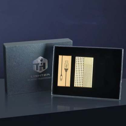 🔥 Voice-Activated Metal Windproof Lighter | 4 Smart Ignition Modes & USB Rechargeable