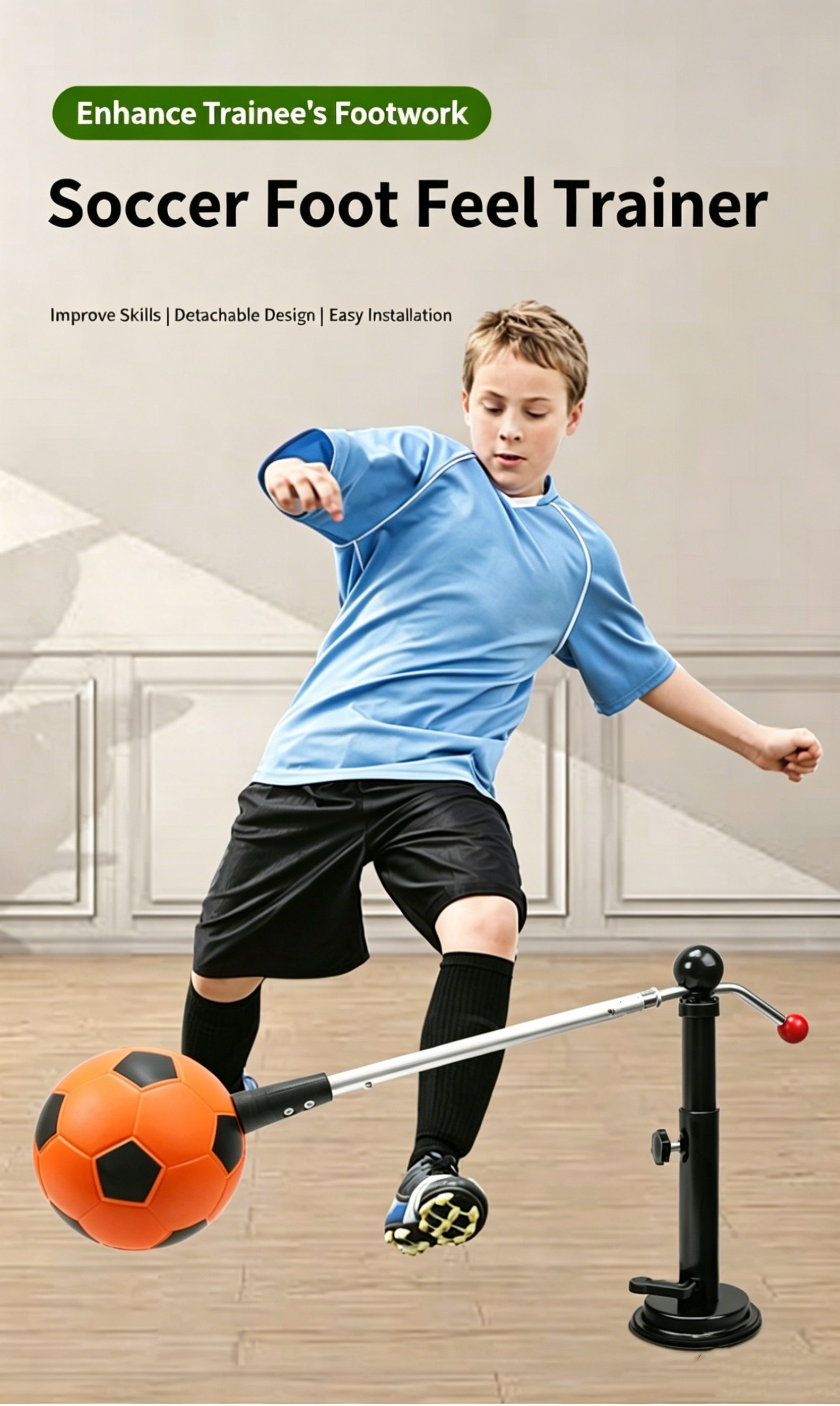 360 Soccer Practice Trainer — Train Like a Pro Anytime, Anywhere ⚽🔥