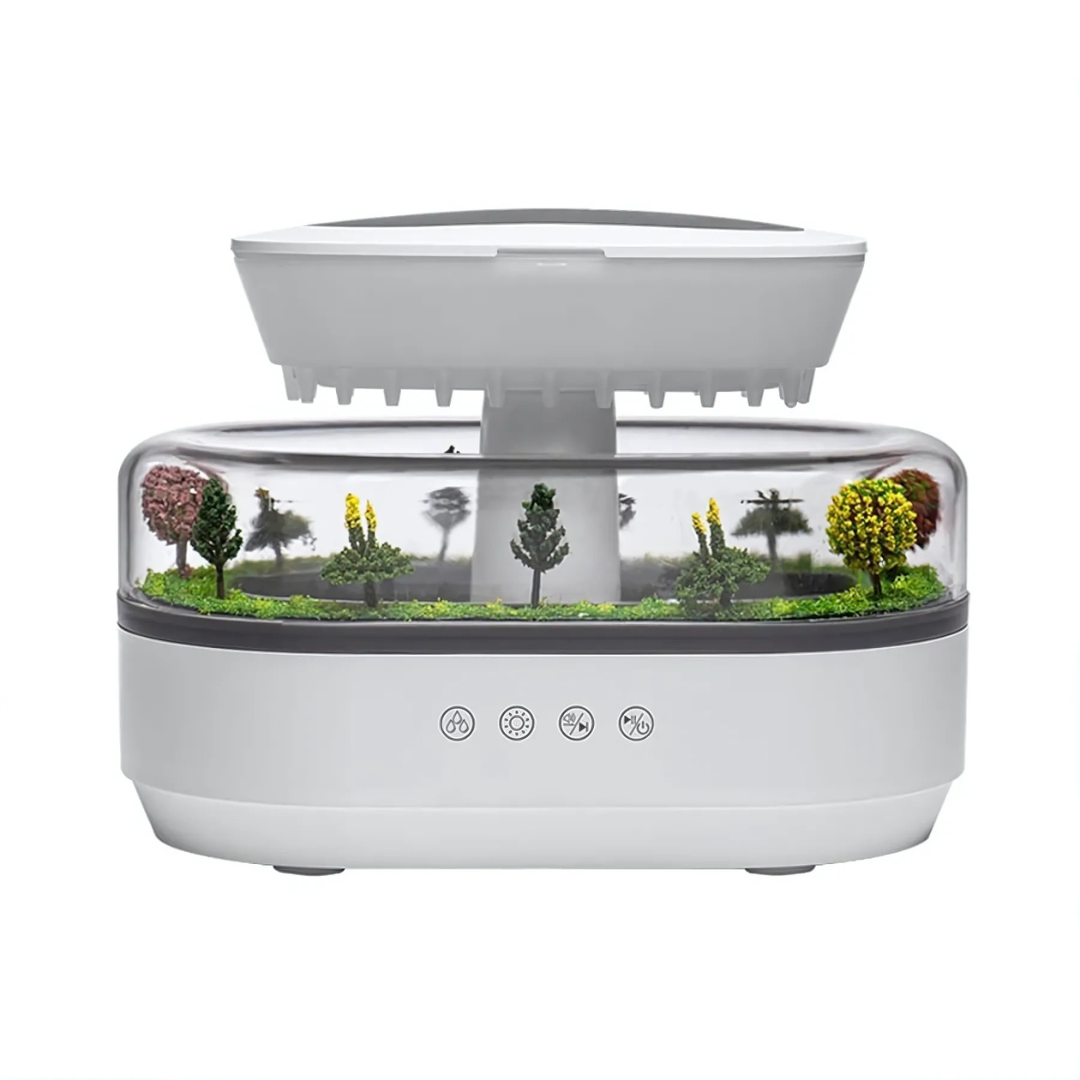 Humidifier with Rain Effect（Free two bottles of essential oil）