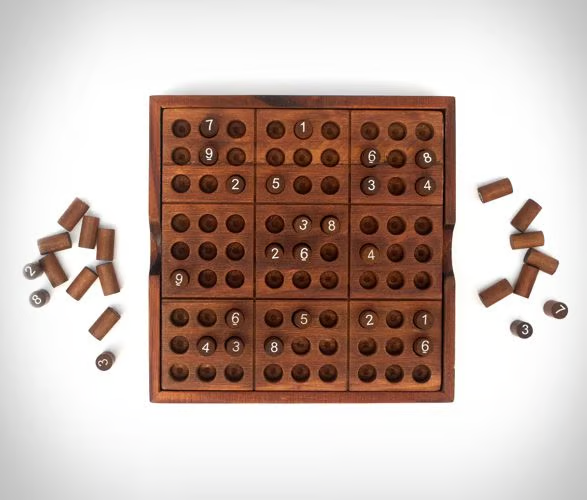 🔥Wooden Sudoku board game