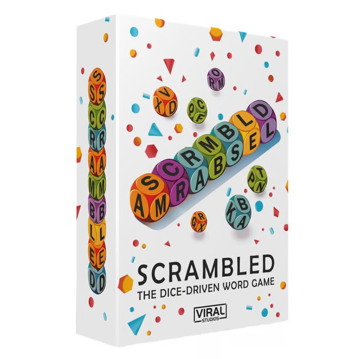 🔥LAST DAY 50% OFF- 🎲Scrambled Dice Word Game Brain Exercise Game | ✨Perfect for Parties and Family Game Nights