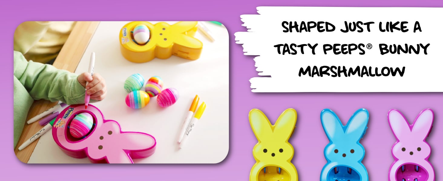 shaped just like a tasty peeps bunny marshmallow