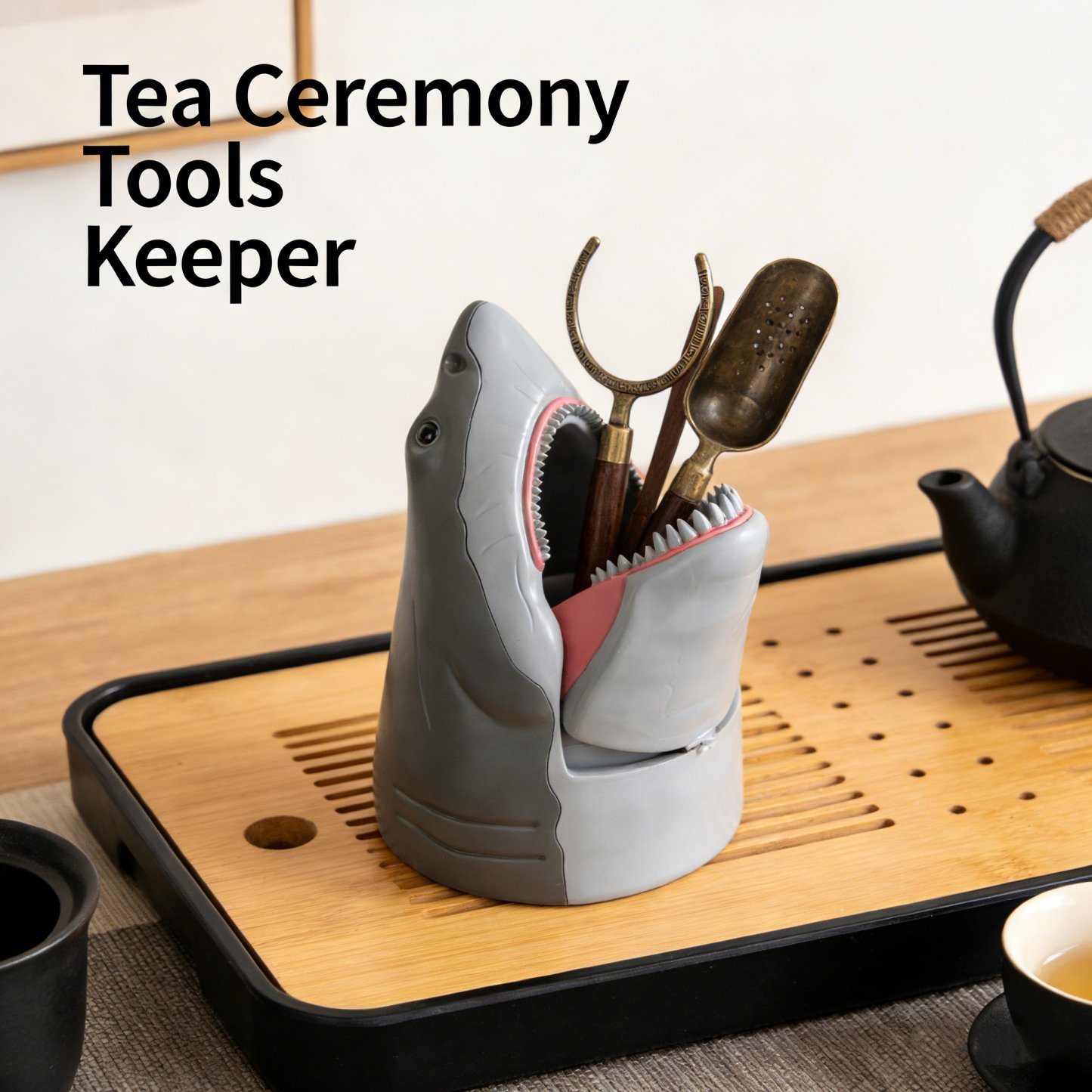 🦈 Shark-Shaped Storage Box & Popcorn Bucket