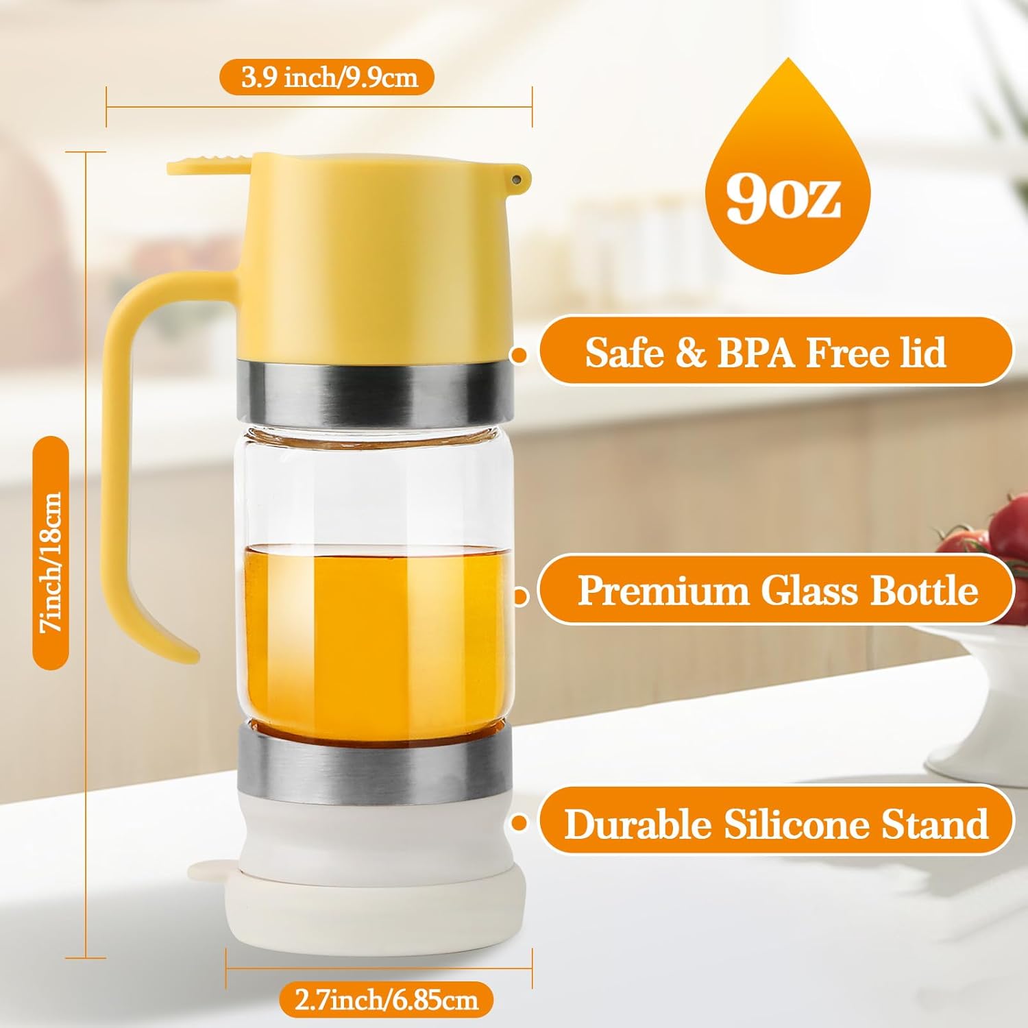 No Drip No Mess Leak-Free Honey Dispenser
