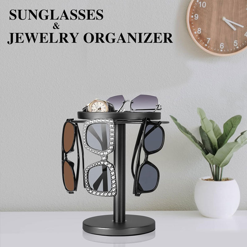 Rotating glasses stand