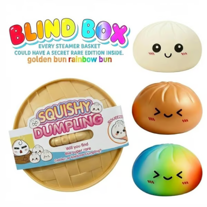 🏆Last Day Promotion!Expressive Dumpling Squishy - Blind Box, Fidget Toy