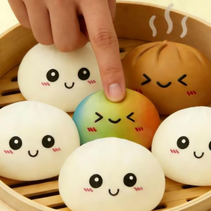 🏆Last Day Promotion!Expressive Dumpling Squishy - Blind Box, Fidget Toy