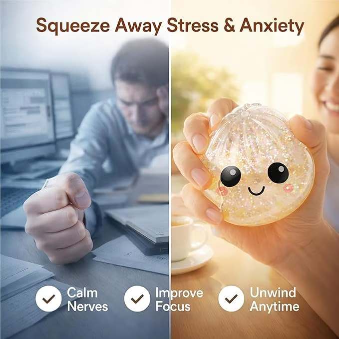 🏆Last Day Promotion!Expressive Dumpling Squishy - Blind Box, Fidget Toy