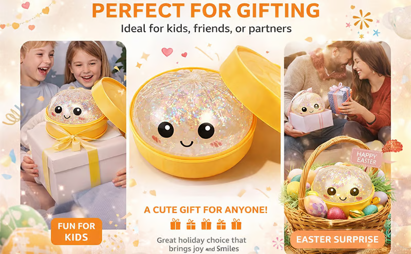 🏆Last Day Promotion!Expressive Dumpling Squishy - Blind Box, Fidget Toy