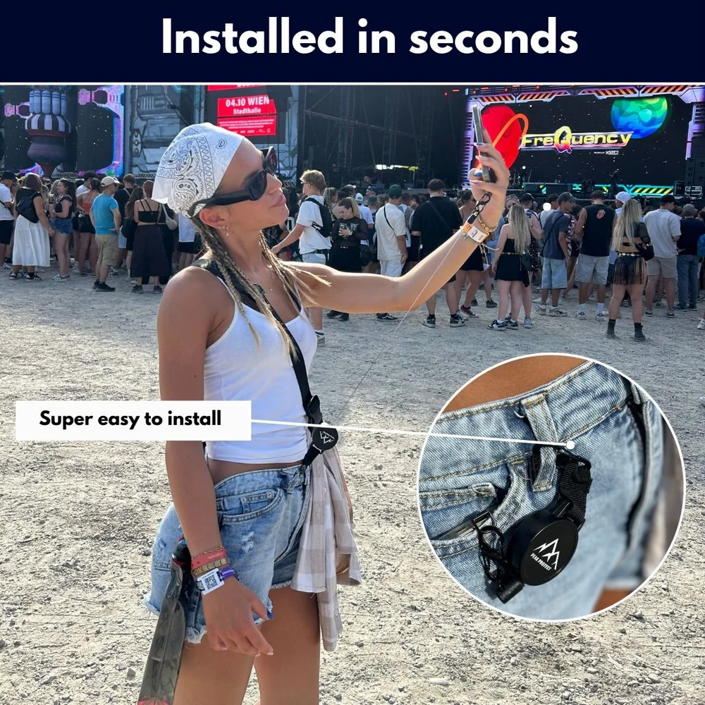 🔒 Anti-Theft Phone Holder – Secure & Convenient Phone Accessory 📱