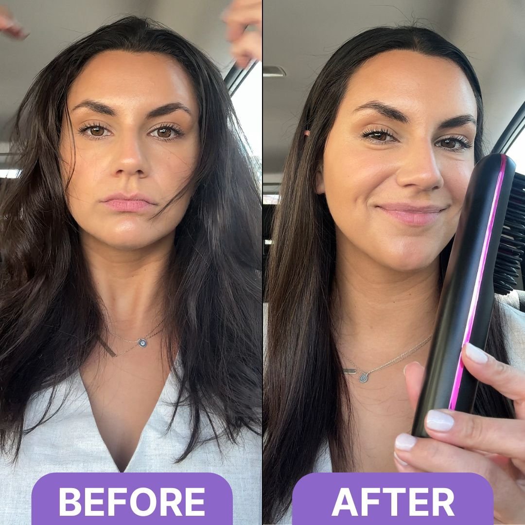 Portable Cordless Straightener Brush