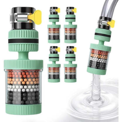 Multi-Stage Faucet Water Purifier – 6-Layer Tap Filter with Easy Install