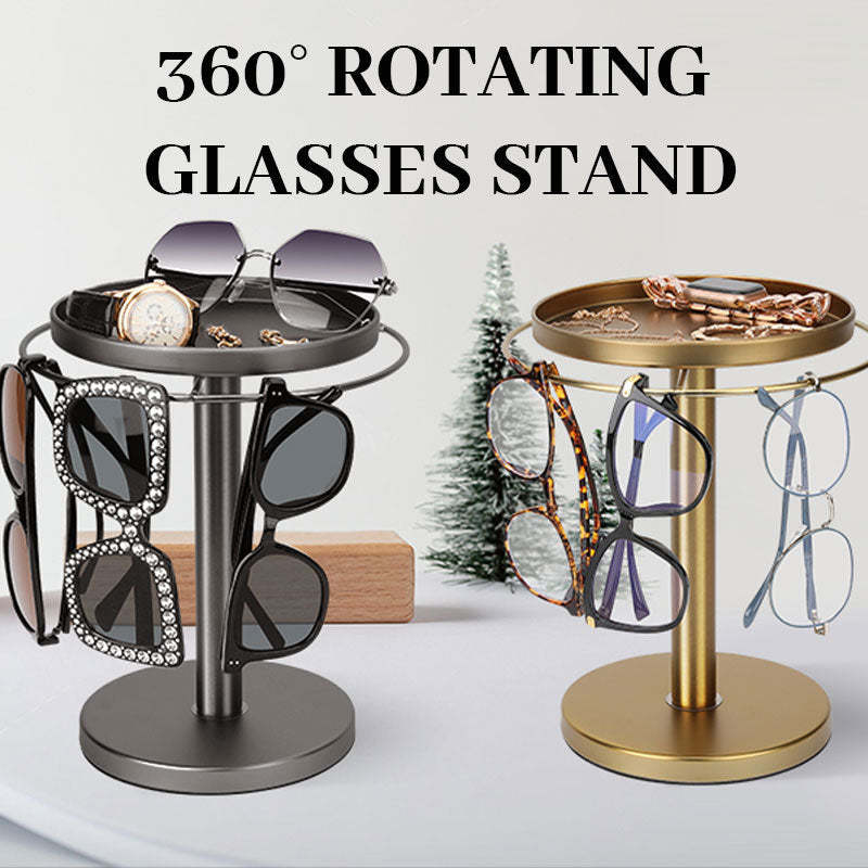 Rotating glasses stand