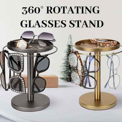 Rotating glasses stand