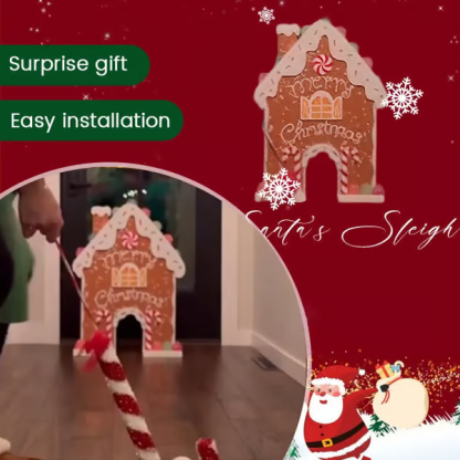 🔥LAST DAY 49% OFF -🎅 Gingerbread Golf Game Set - Best Christmas Game