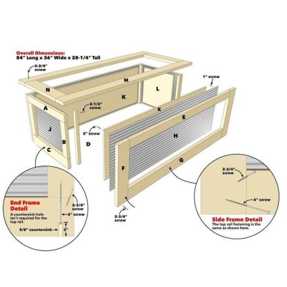 🔥Almost Sold Out🔥Redwood and Metal Garden Boxes