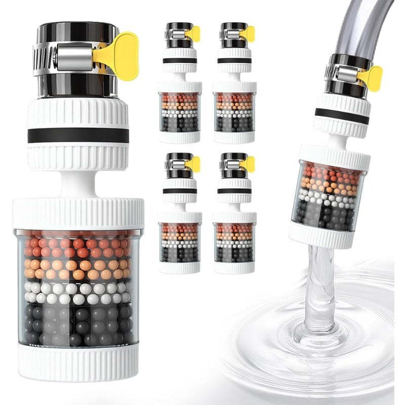 Multi-Stage Faucet Water Purifier – 6-Layer Tap Filter with Easy Install