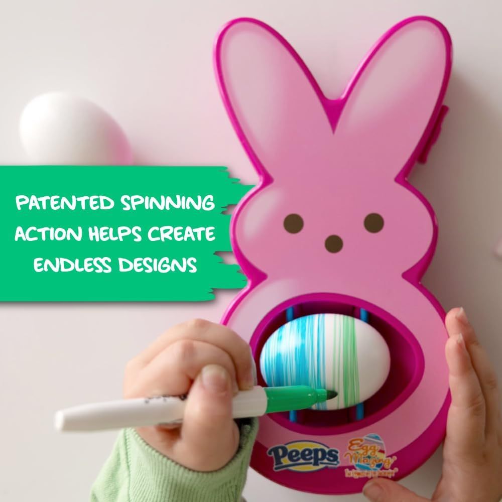 🐰 The Spinning Egg Decorator – Peeps Bunny Edition