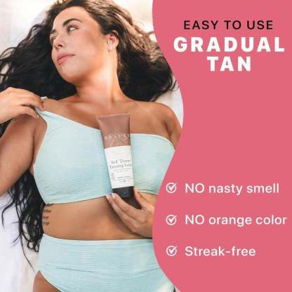 🌞 Get the Ultimate Sunless Glow – 49% OFF – ✨ Beauty by Earth Self Tanner Lotion – For a Natural, Streak-Free Tan