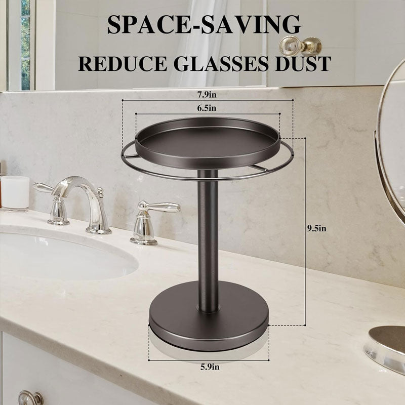 Rotating glasses stand
