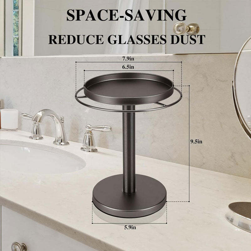Rotating glasses stand