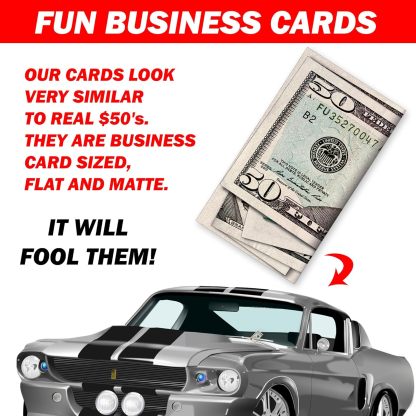 🔥LAST DAY 49% OFF- You Park Like An A - hole Bad Parking Prank Cards Look Like $50 Money from a Distance