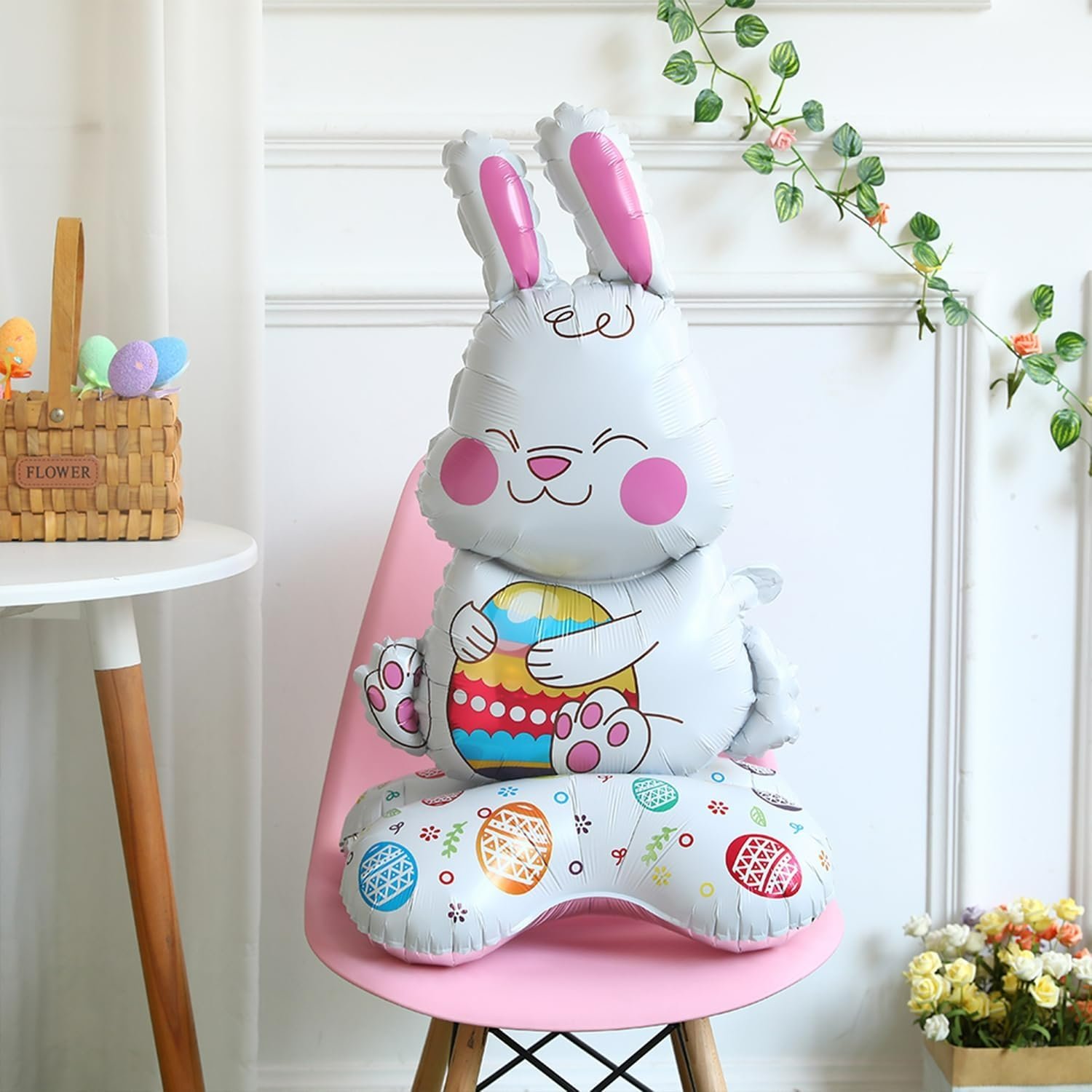 🎁Easter Early Bird Sale🐰Giant 3D Standing Bunny Balloon Self-Supporting Festive Cheer