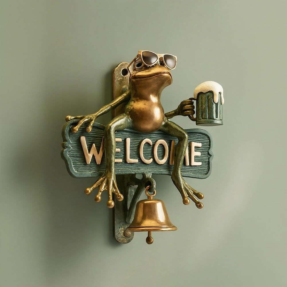 🐸Halloween Chill Frog WELCOME Doorbell