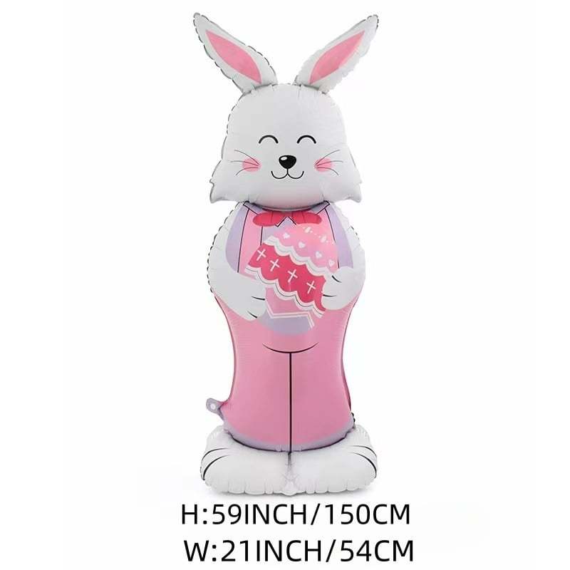 🎁Easter Early Bird Sale🐰Giant 3D Standing Bunny Balloon Self-Supporting Festive Cheer
