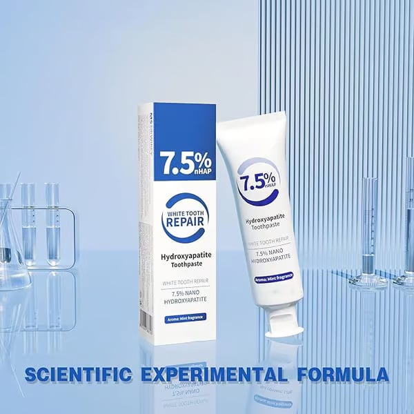 Fluoride-Free Hydroxyapatite Toothpaste  | Breath Freshening |Effective whitening