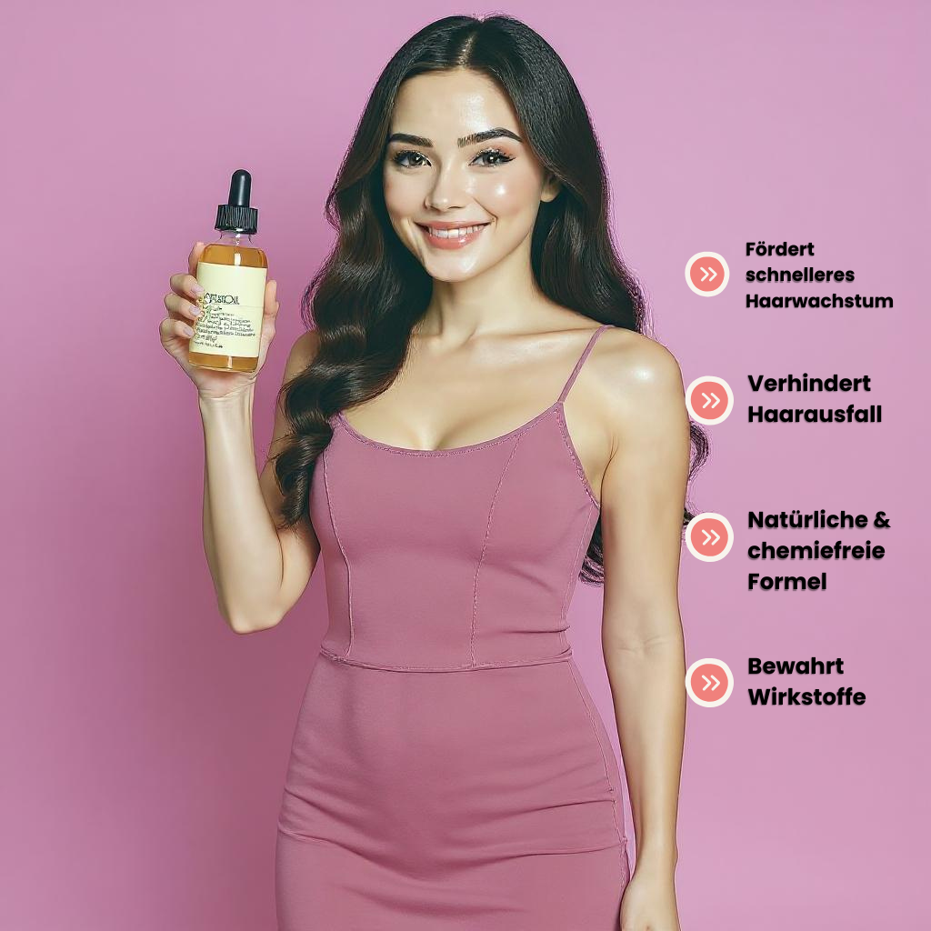 1+1 GRATIS | GrowthAura® | Natürliches Haaröl